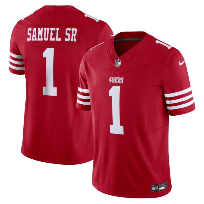 Men’s San Francisco 49ers Deebo Samuel Sr Nike Scarlet Vapor F.U.S.E. Limited Jersey