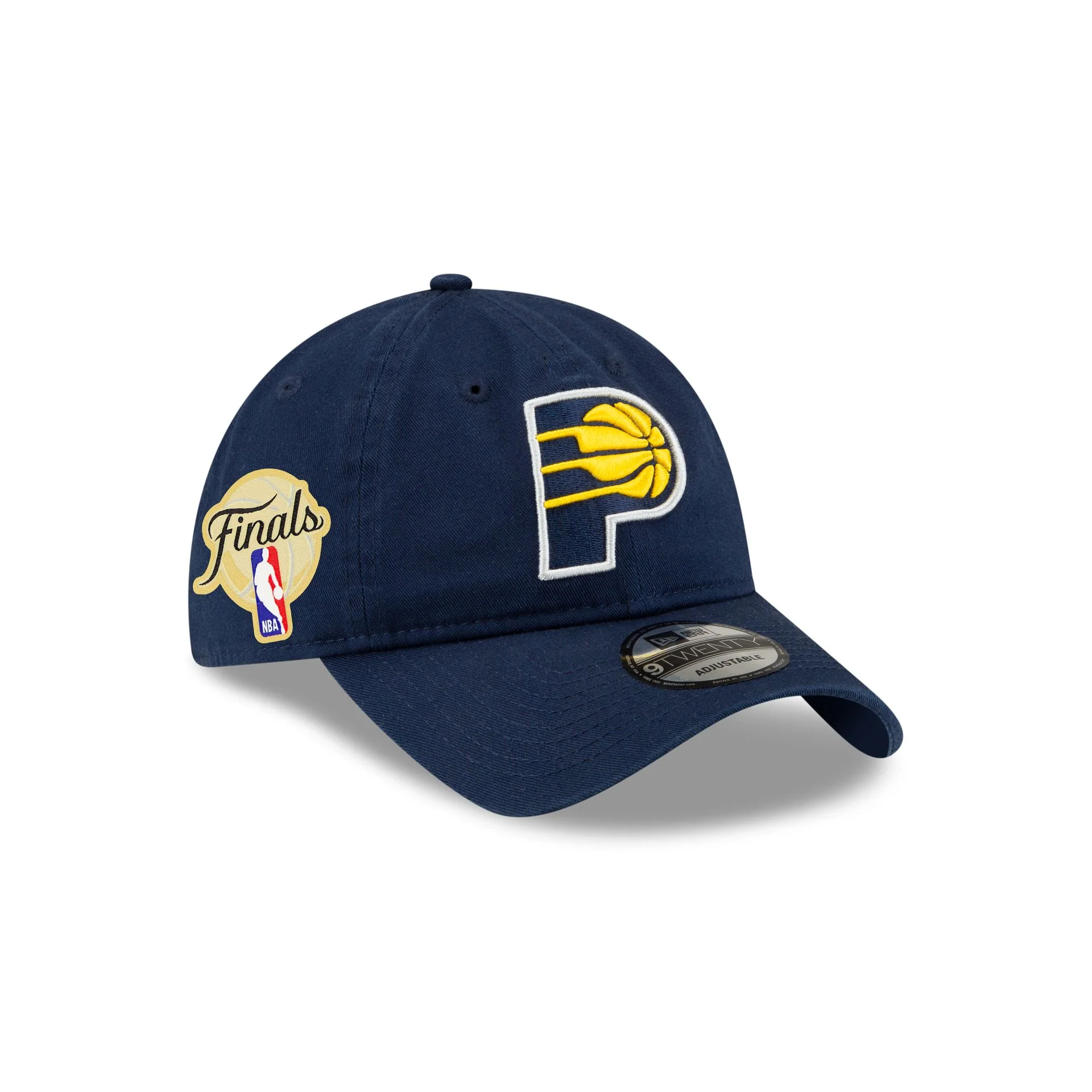 Indiana Pacers 2025 NBA Finals Sidepatch 9TWENTY Adjustable Hat