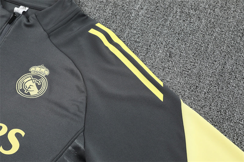 Tracksuit Real Madrid Gray/Yellow Training 25/26