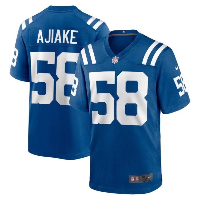 Men’s Indianapolis Colts Austin Ajiake Nike Royal Game Jersey