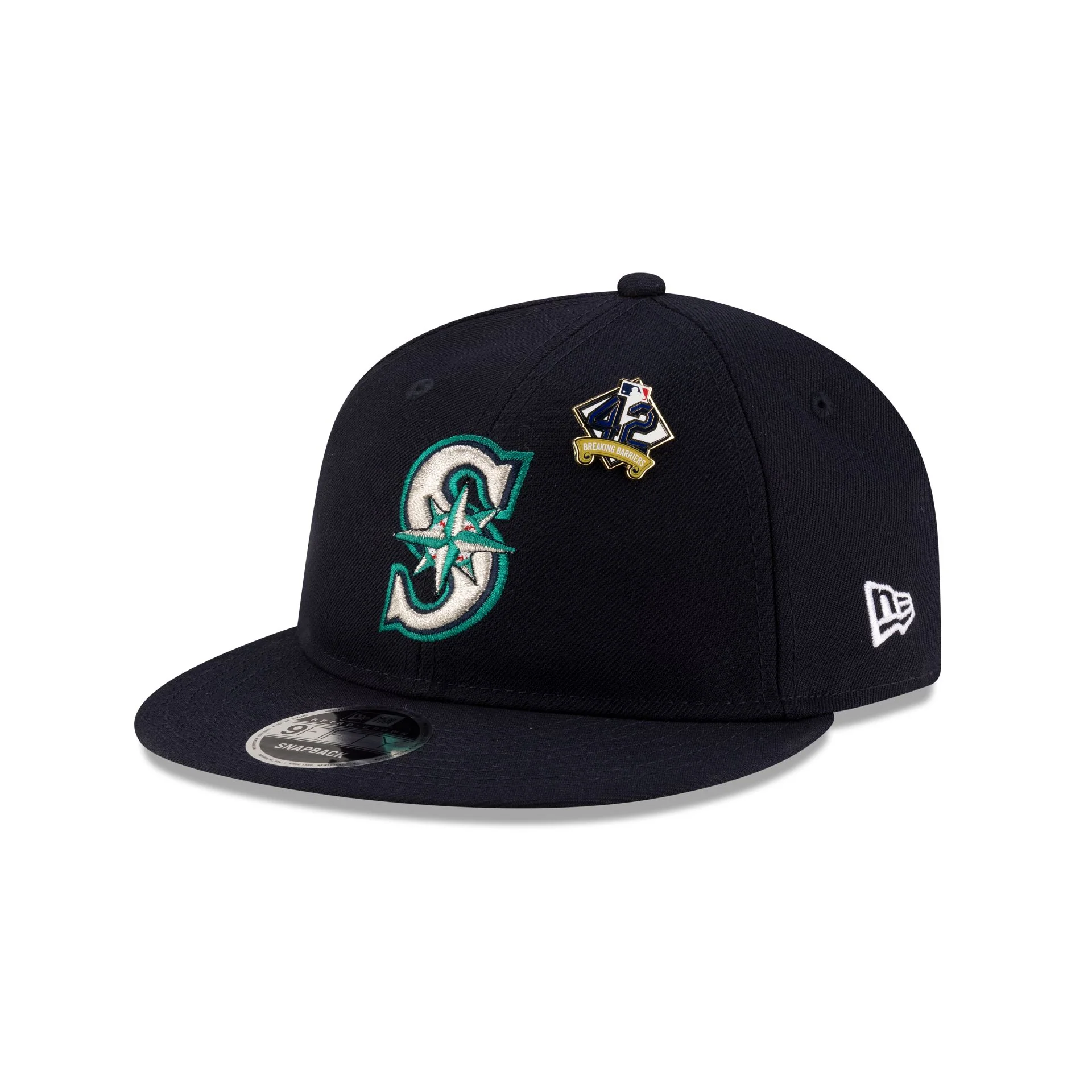 Seattle Mariners Jackie Robinson Day 2025 Retro Crown 9FIFTY Snapback Hat