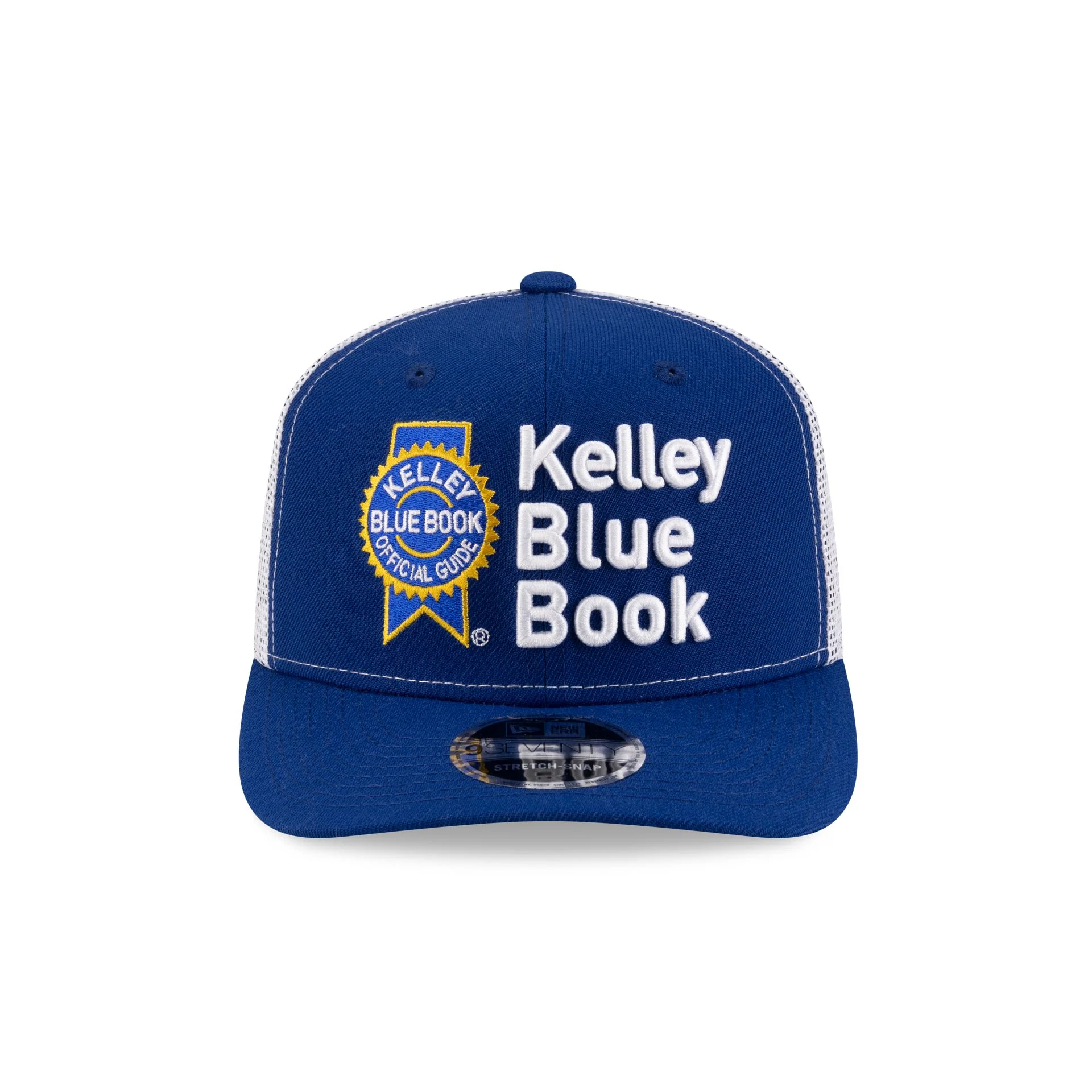 Hendrick Motorsports Chase Elliott Kelly Blue Book Partner 9SEVENTY Stretch-Snap Trucker Hat