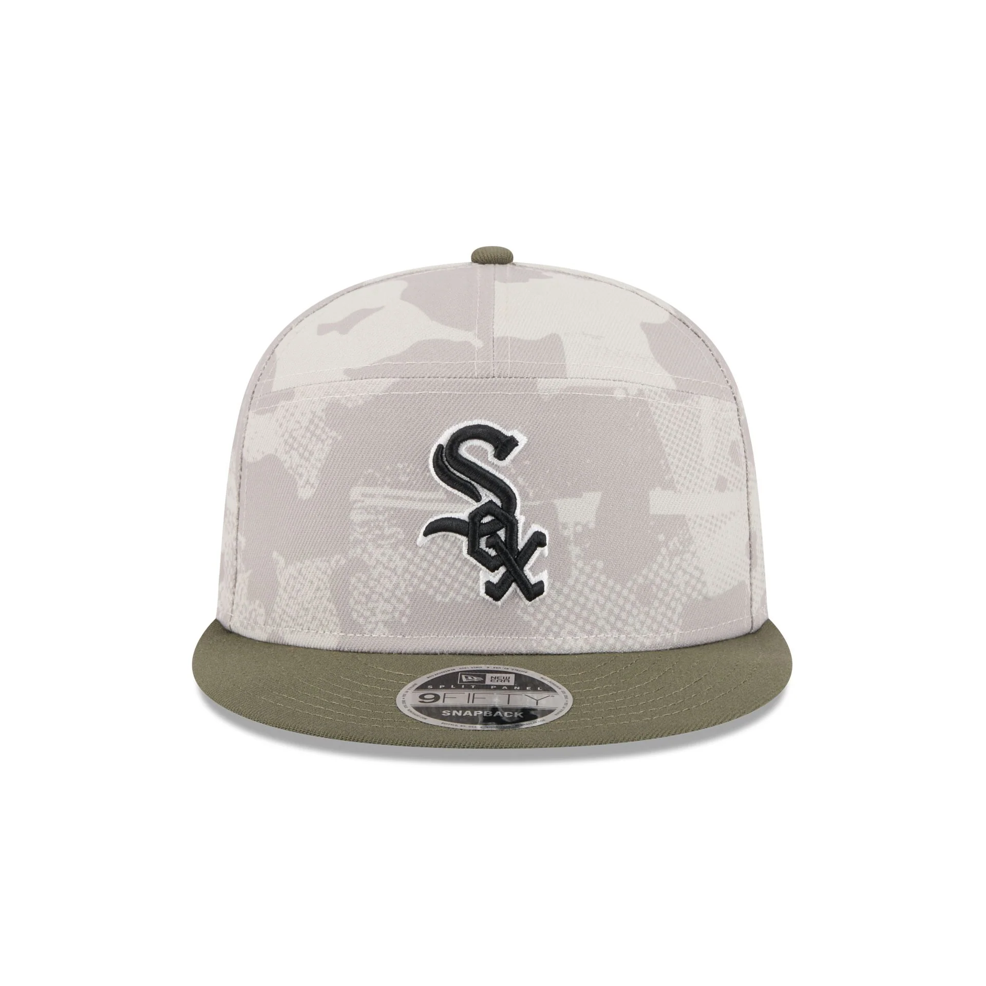 Chicago White Sox Armed Forces Day 2025 Split Panel 9FIFTY Snapback Hat