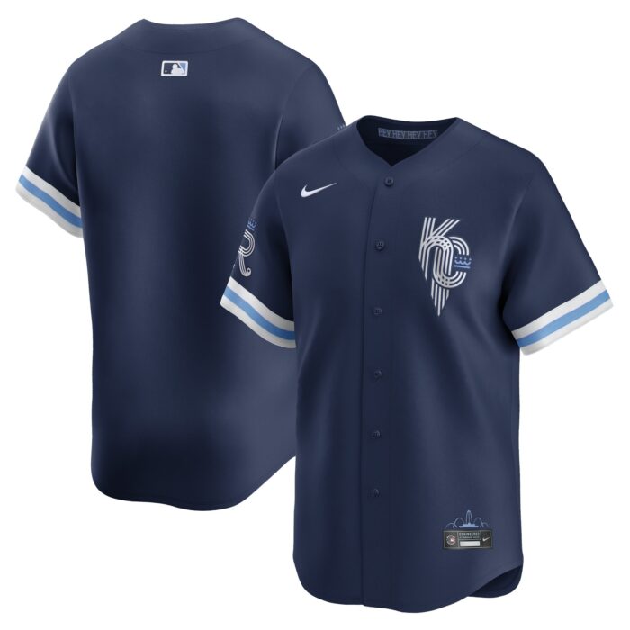 Men’s Kansas City Royals  Nike Navy City Connect Limited Jersey