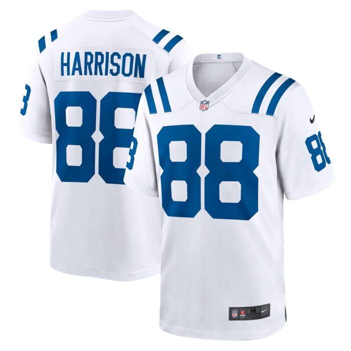 Men’s Indianapolis Colts Marvin Harrison Nike White Retired Player Game Jersey