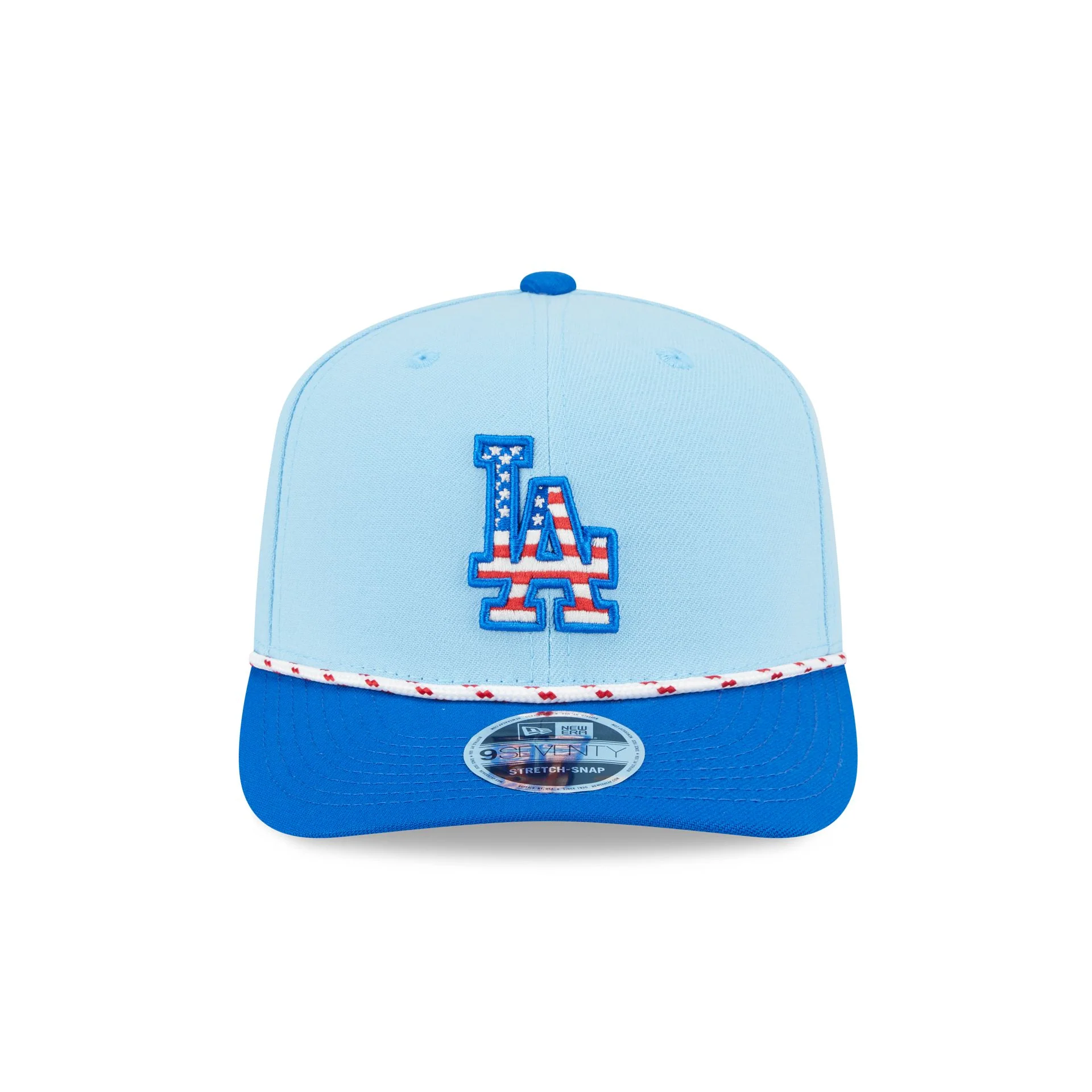 Los Angeles Dodgers Independence Day 2025 9SEVENTY Stretch-Snap Hat