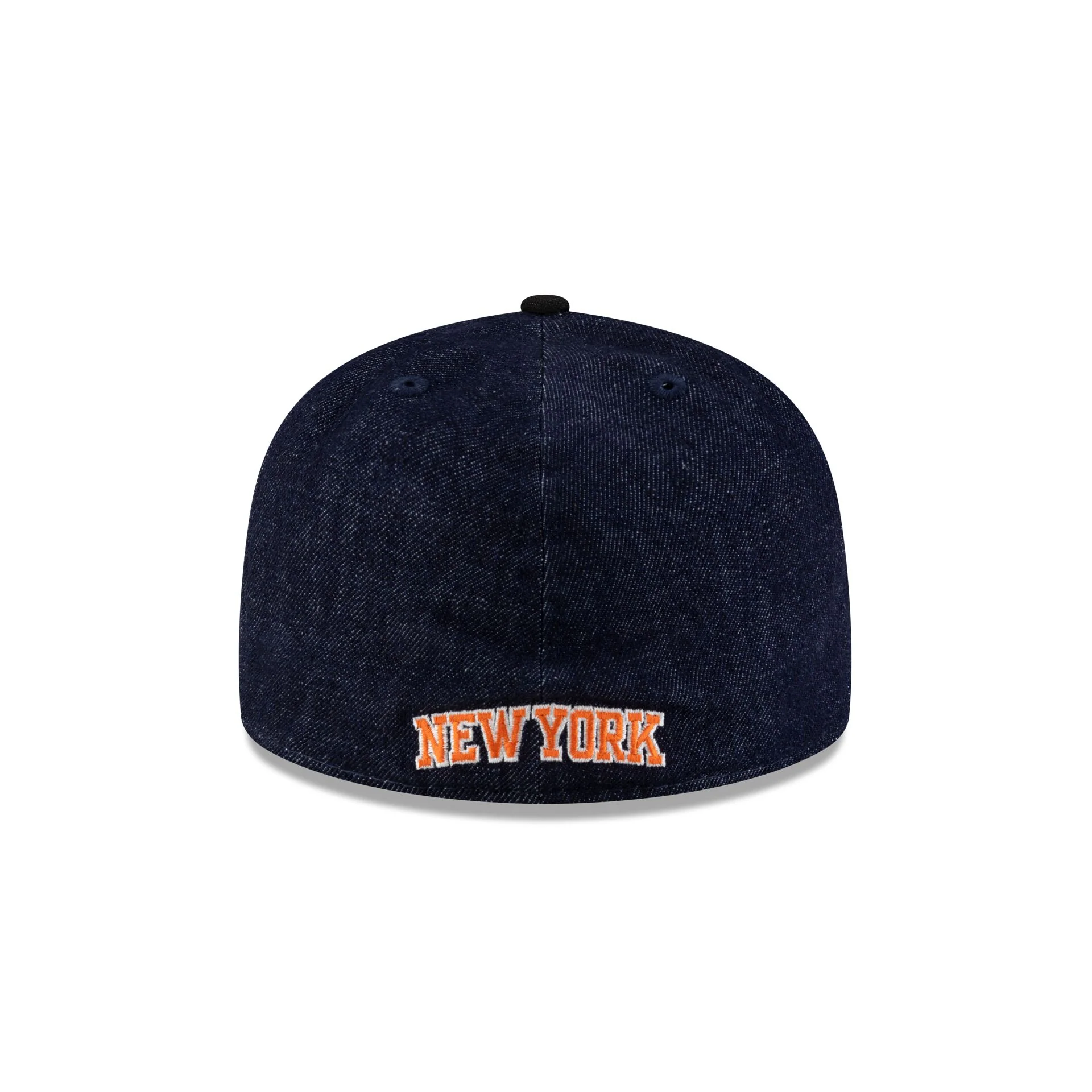 New York Knicks Navy Denim 59FIFTY A-Frame Fitted Hat