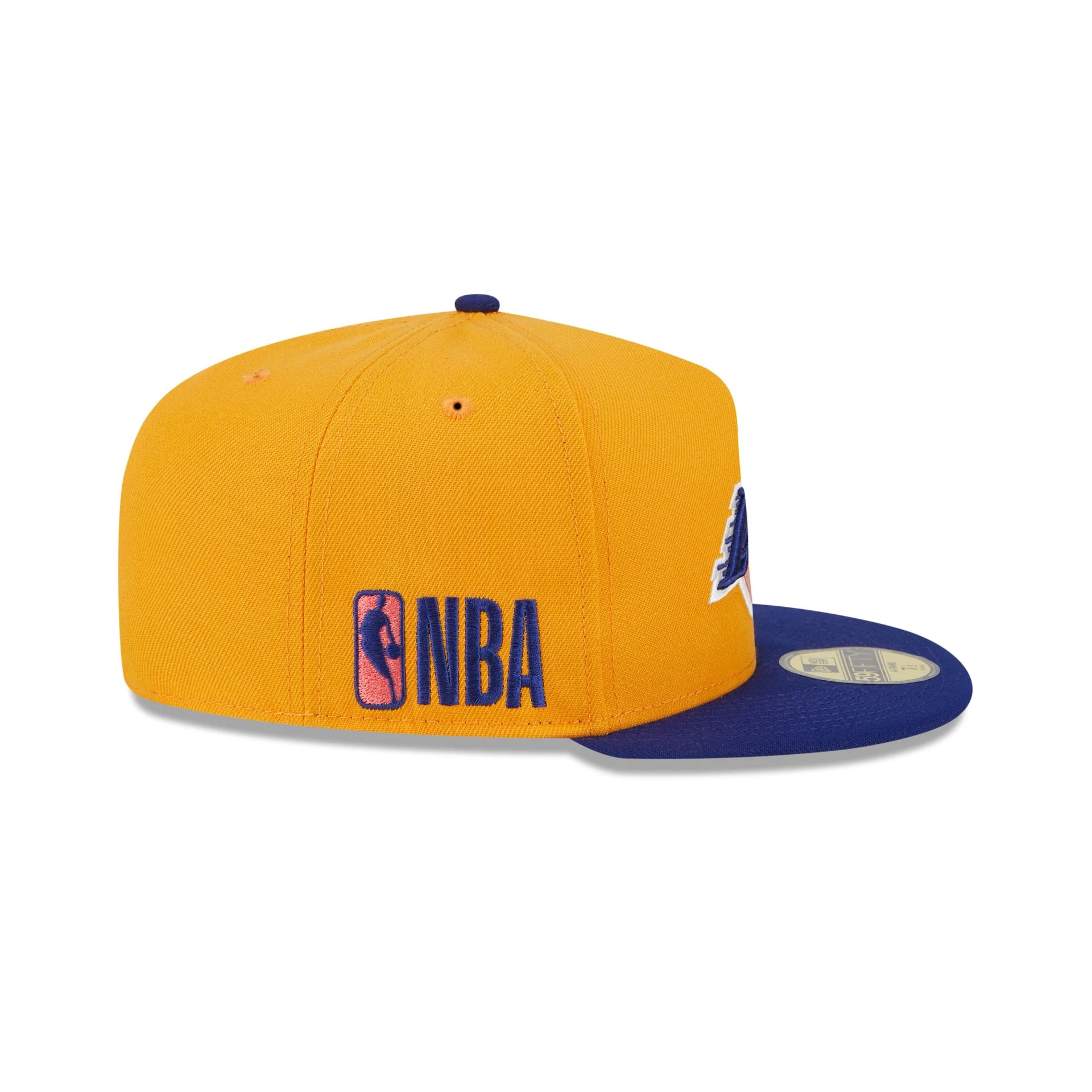 Los Angeles Lakers Gold 59FIFTY A-Frame Fitted Hat