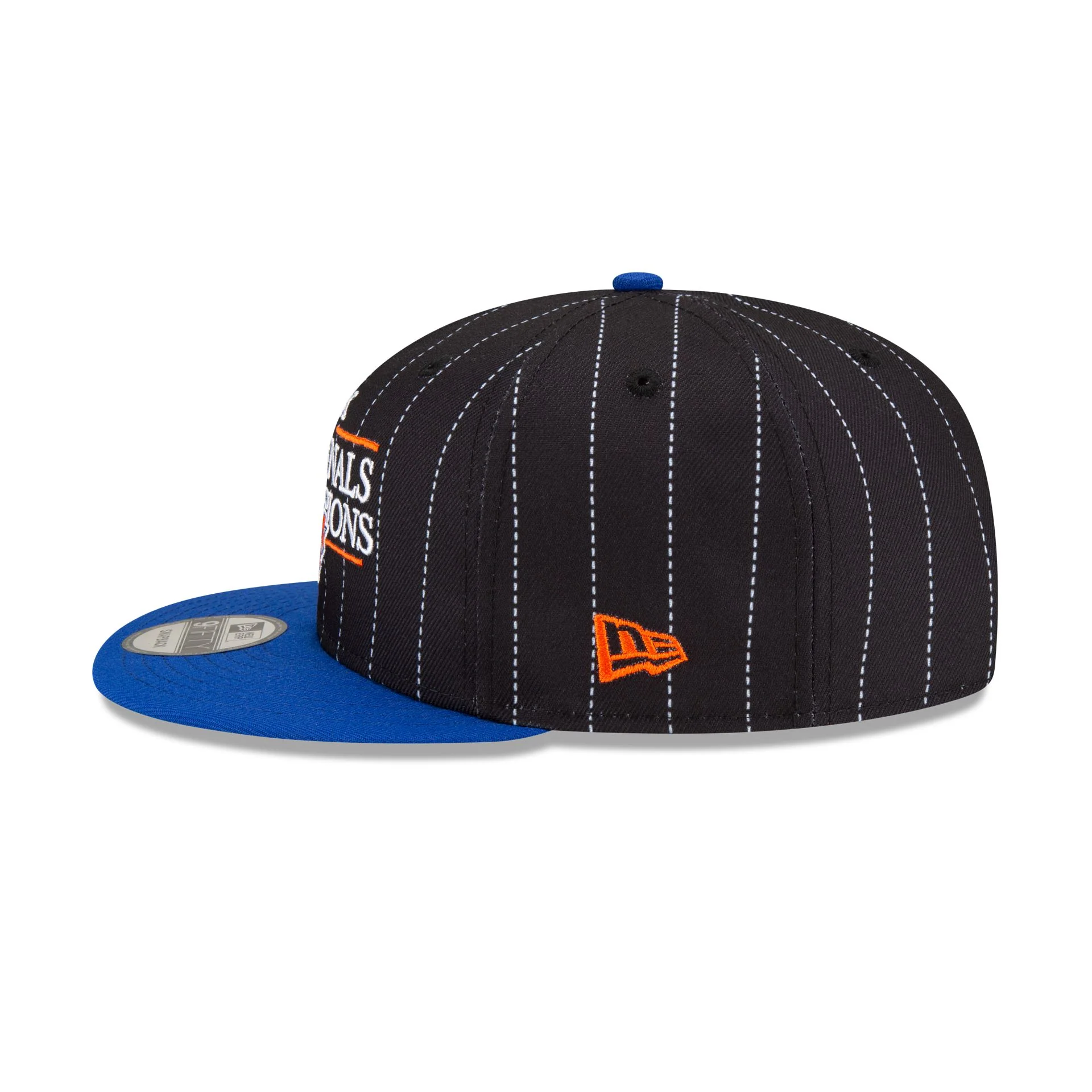 Just Caps NBA Champion Pinstripe New York Knicks 9FIFTY Snapback Hat