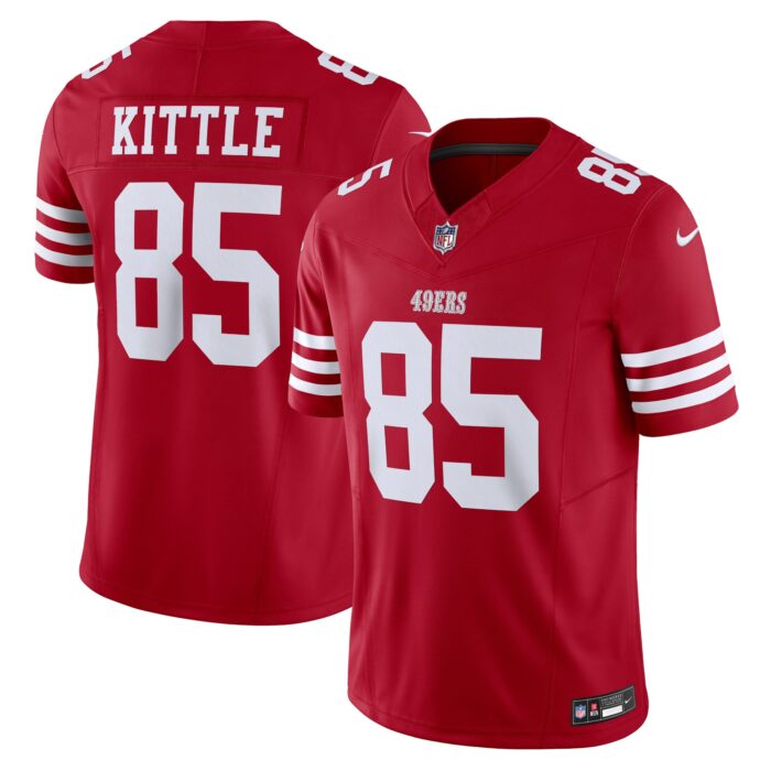 Men’s San Francisco 49ers George Kittle Nike Scarlet Vapor F.U.S.E. Limited Jersey