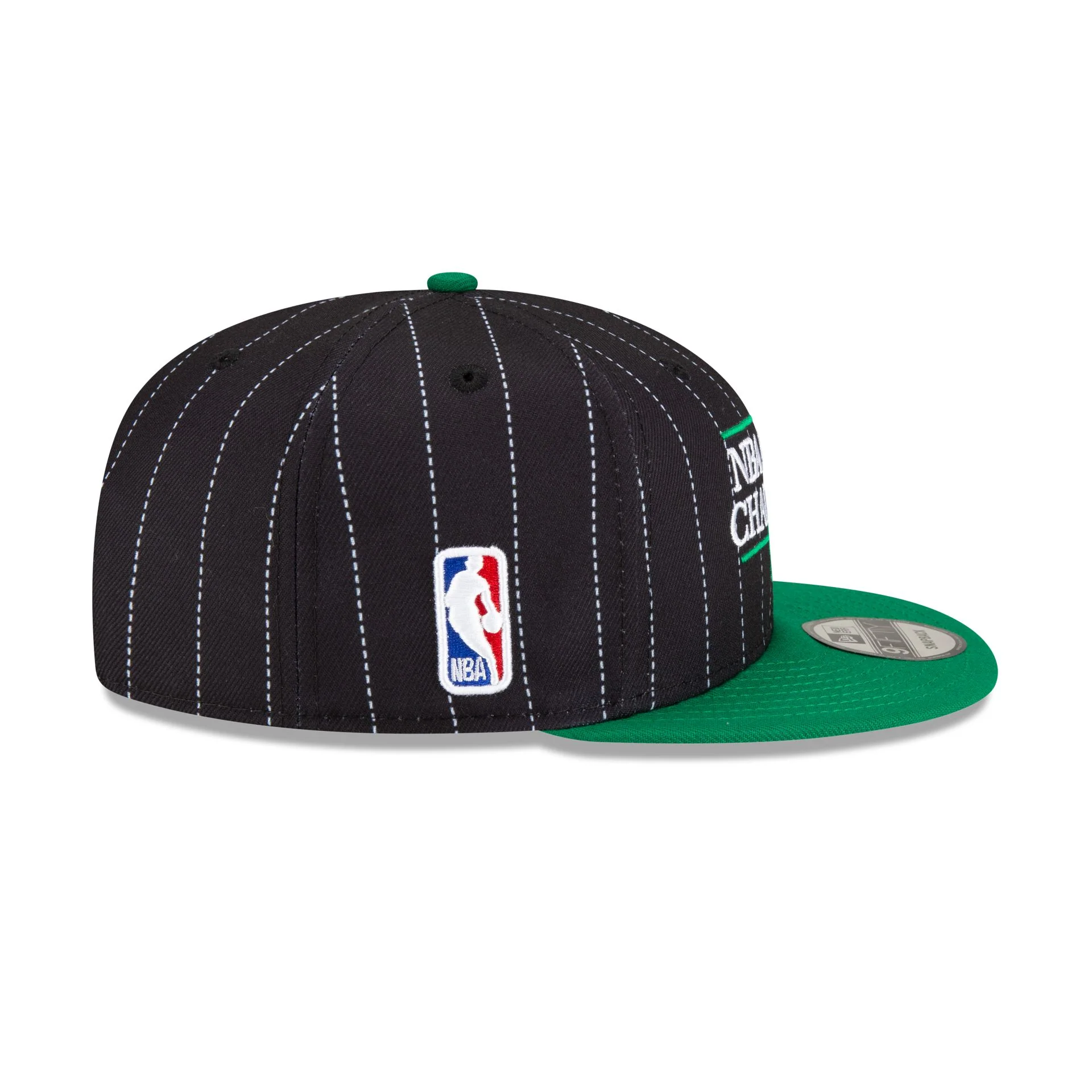 Just Caps NBA Champion Pinstripe Boston Celtics 9FIFTY Snapback Hat