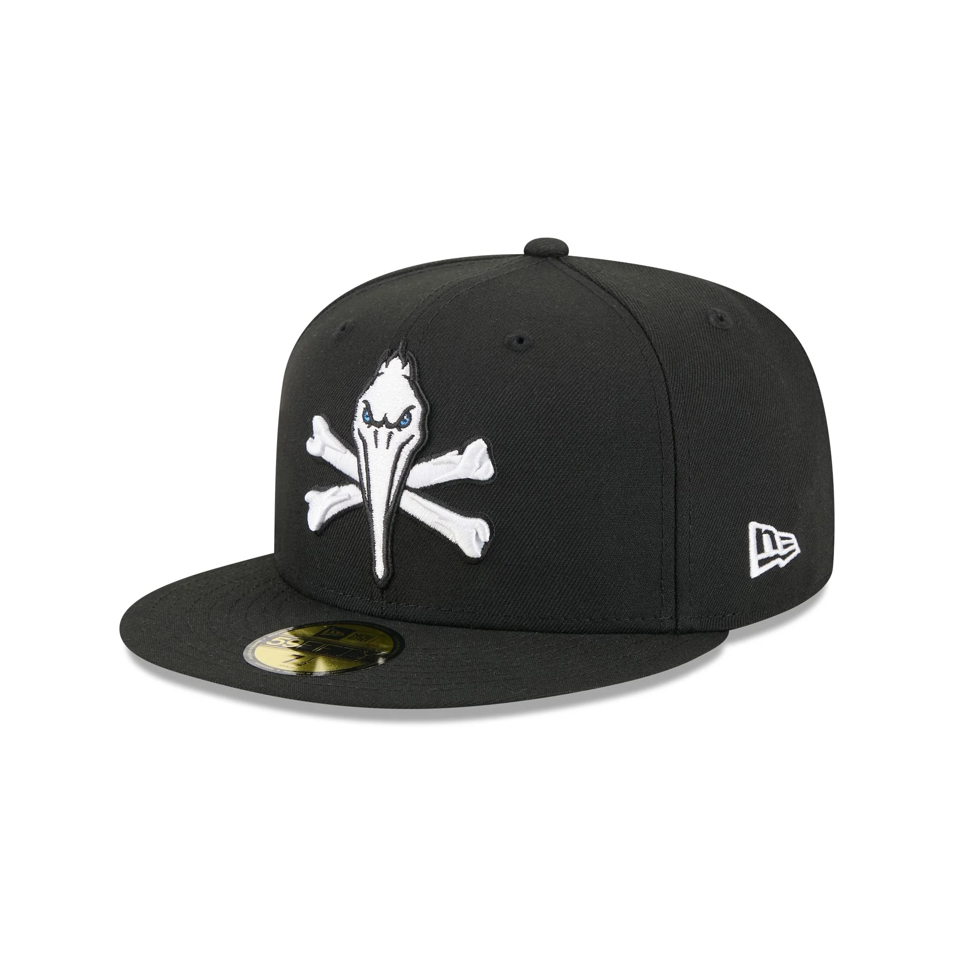 Myrtle Beach Pelicans Theme Night Black 59FIFTY Fitted Hat