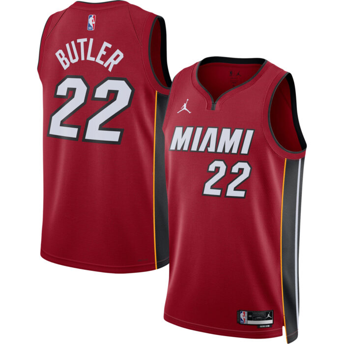 Unisex Miami Heat Jimmy Butler Jordan Brand Red Swingman Jersey – Statement Edition