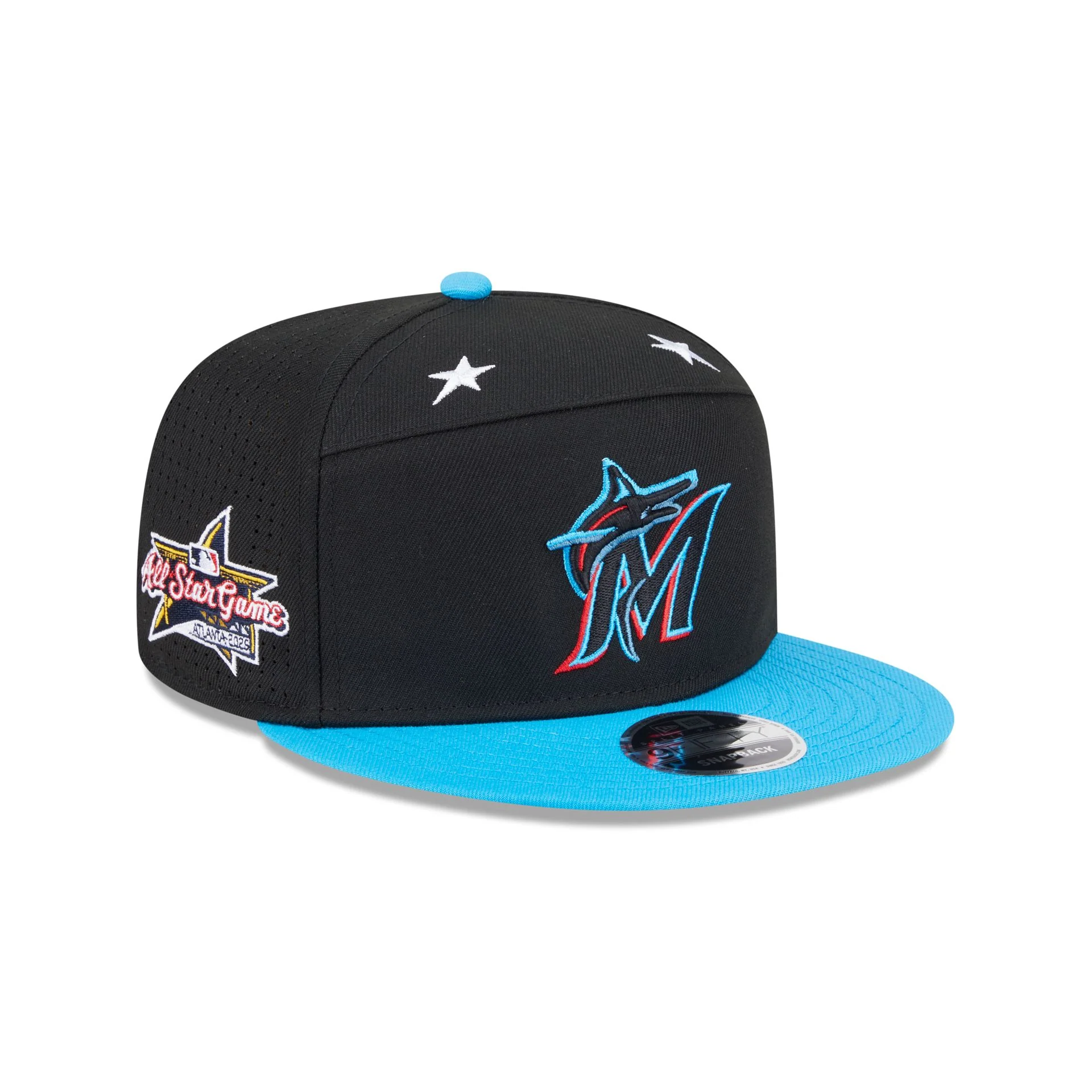 Miami Marlins 2025 All-Star Game Split Panel 9FIFTY Snapback Hat