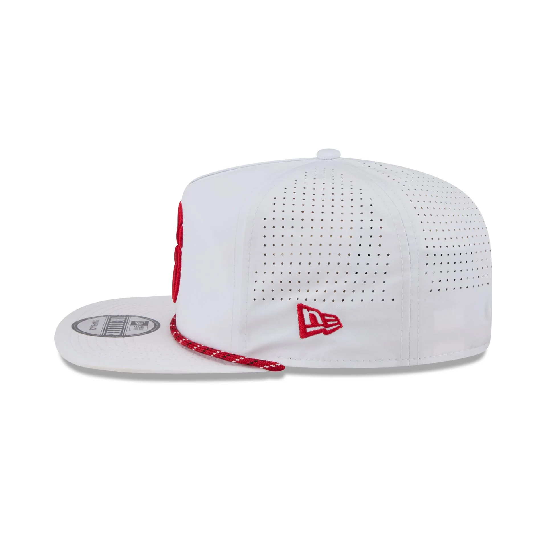Toronto Raptors Optic White Performance Rope Golfer Hat