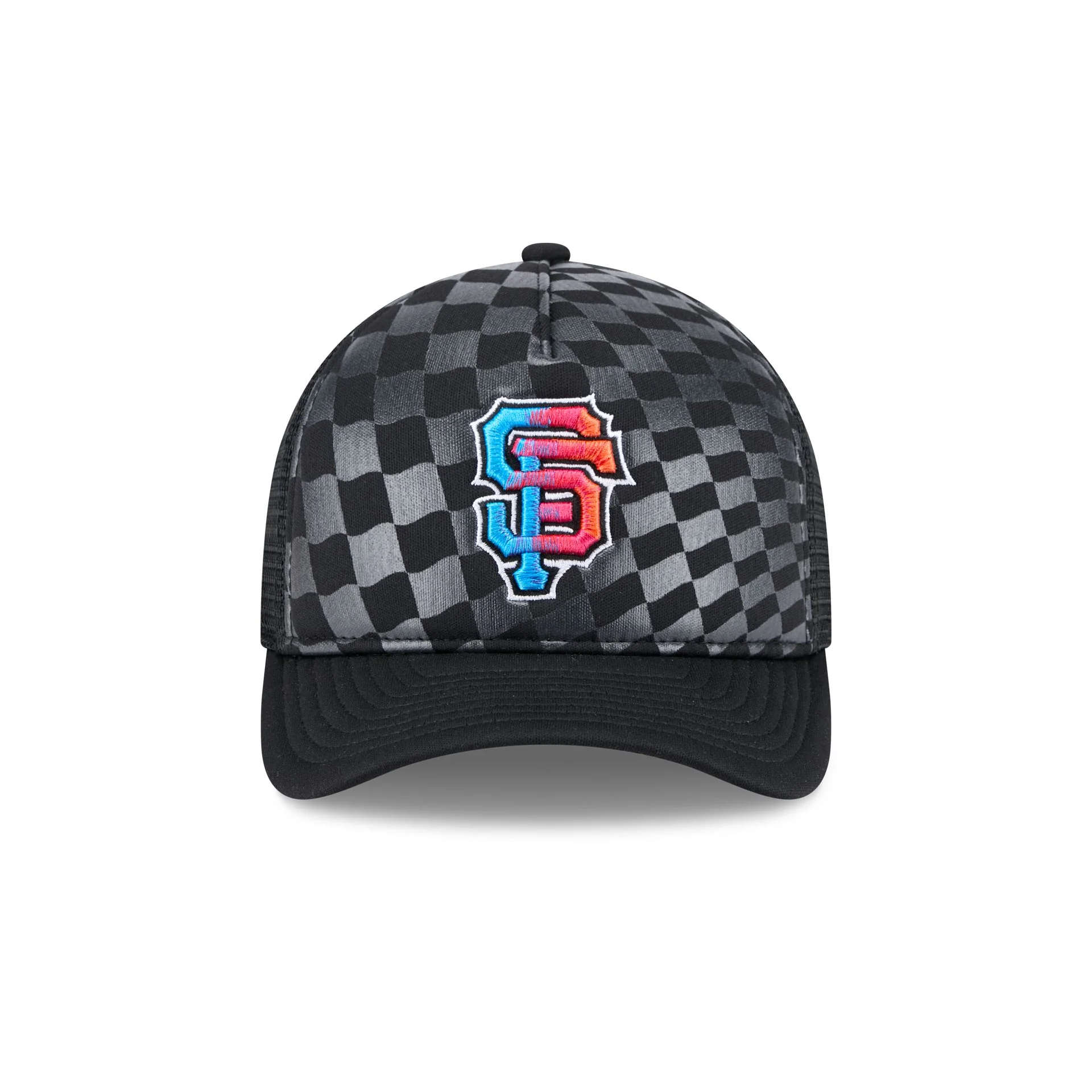 San Francisco Giants Gradient Raceway 9FORTY M-Crown A-Frame Trucker Hat