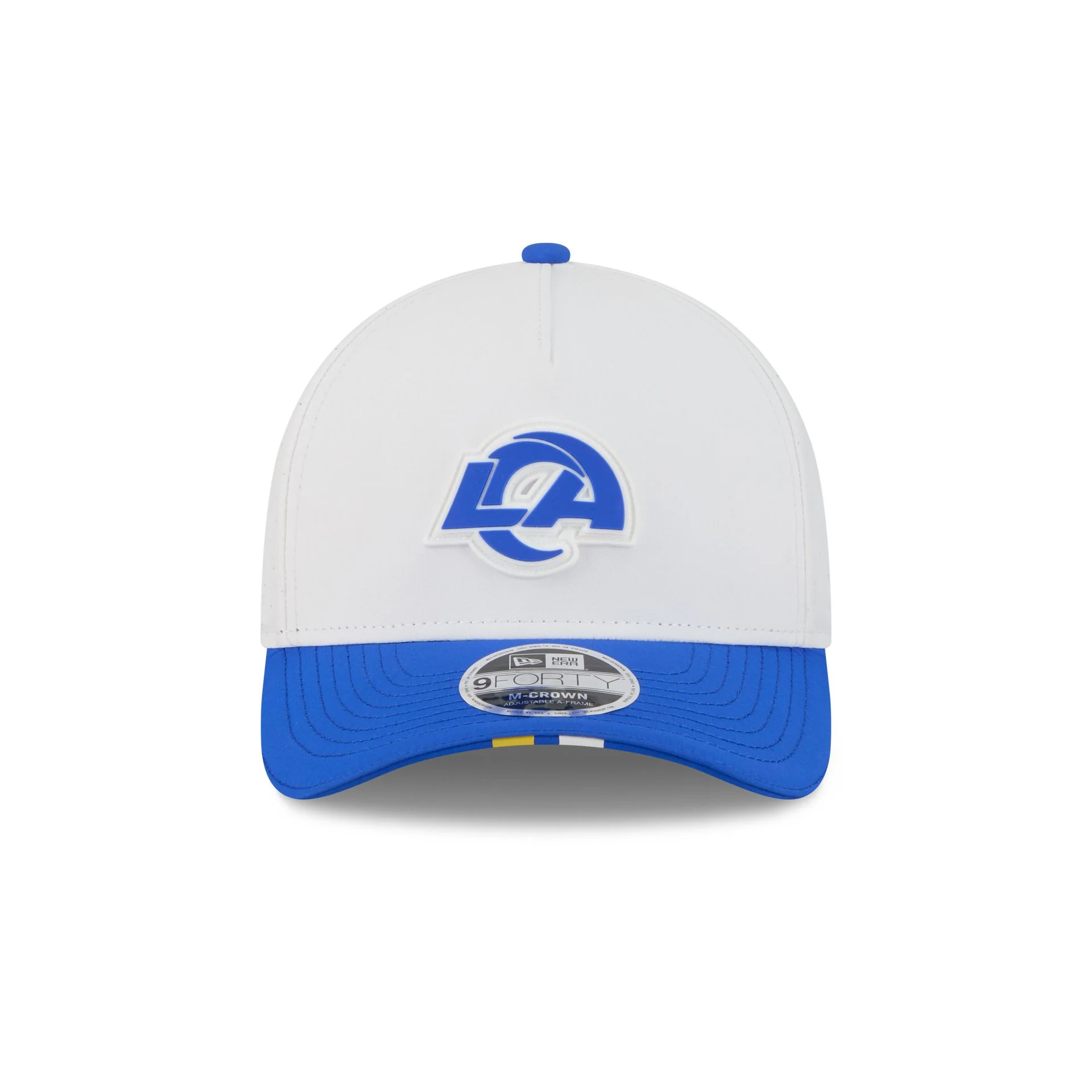 Los Angeles Rams 2025 Training 9FORTY M-Crown A-Frame Snapback Hat
