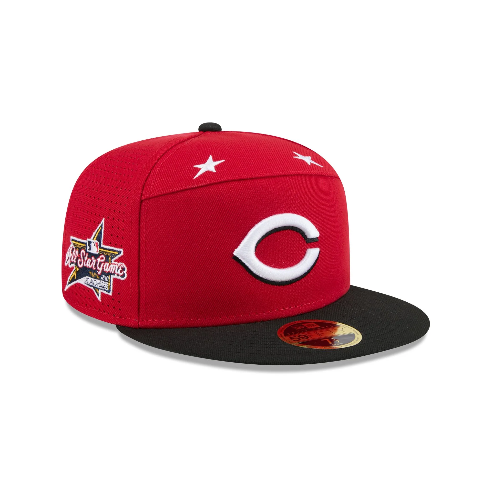 Cincinnati Reds 2025 All-Star Game Split Panel 59FIFTY Fitted Hat