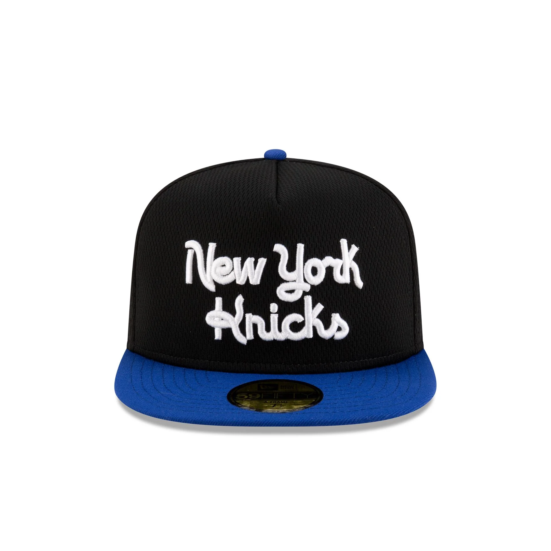 New York Knicks Dashmark Mesh 59FIFTY A-Frame Fitted Hat