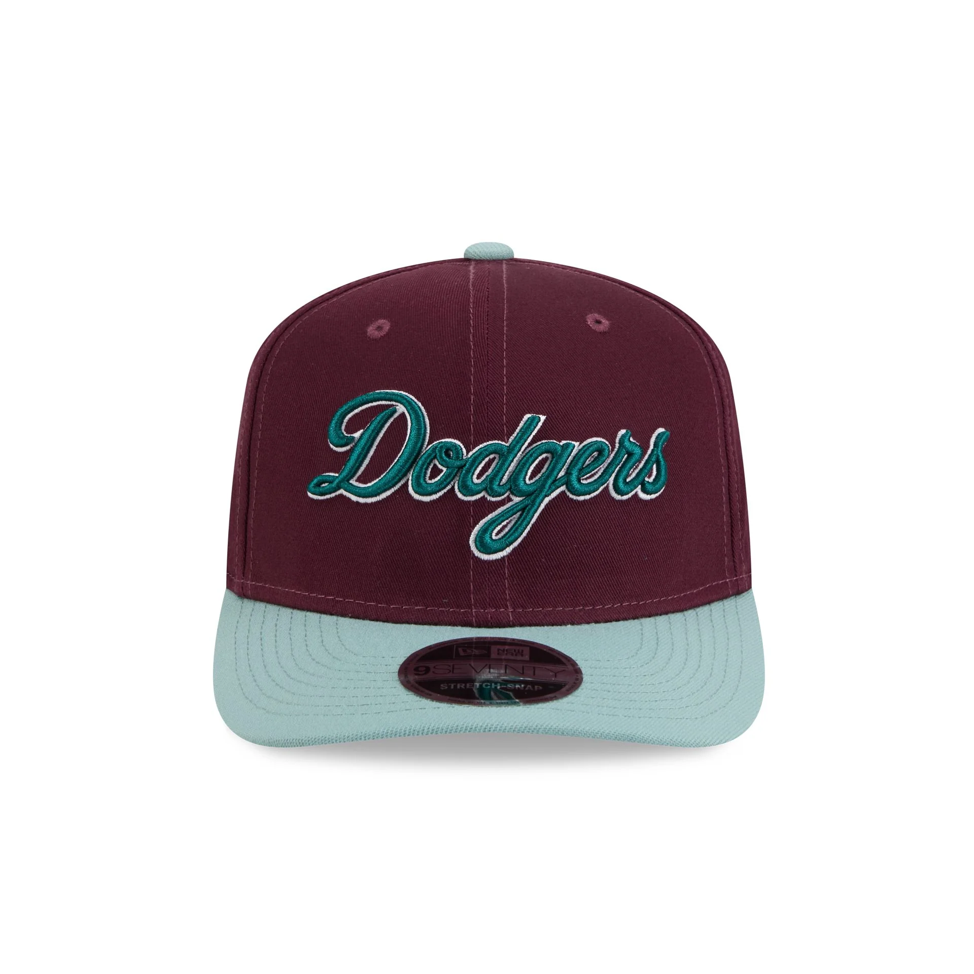 Los Angeles Dodgers Maroon 9SEVENTY Stretch-Snap Hat
