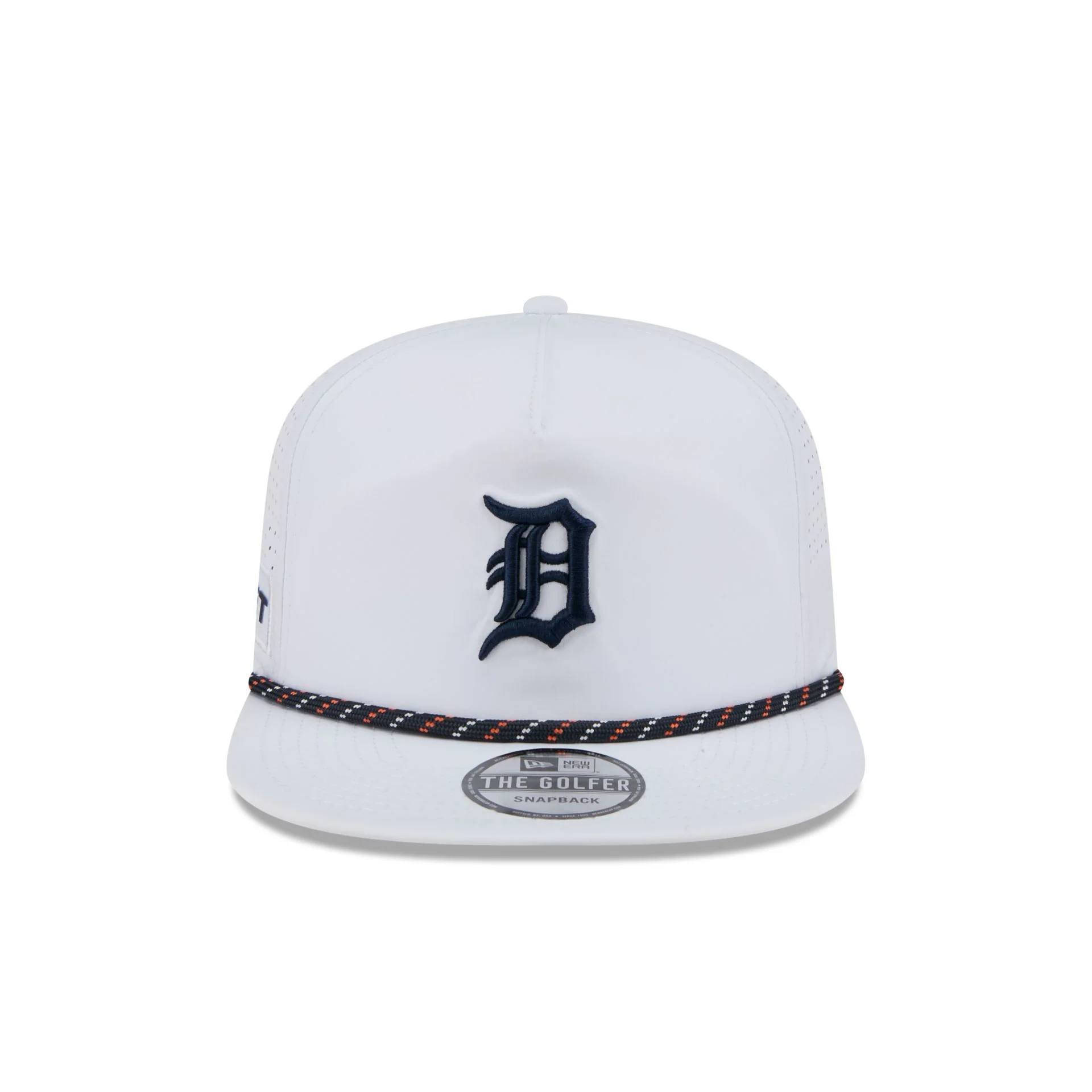 Detroit Tigers Optic White Performance Rope Golfer Hat