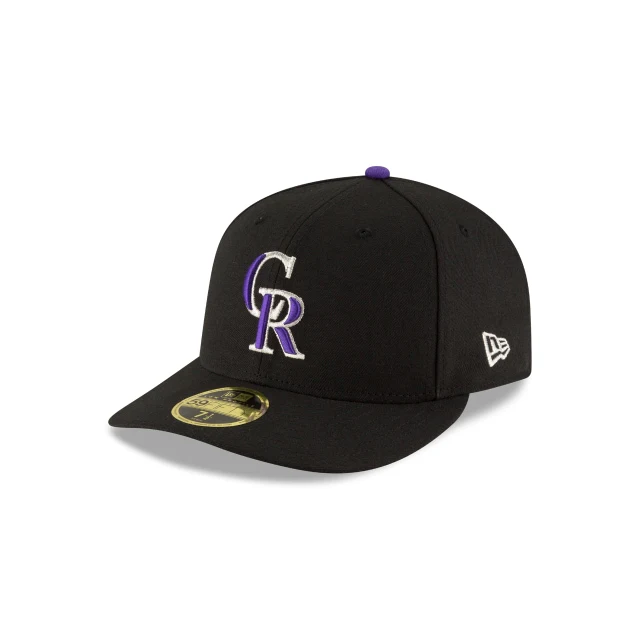 Colorado Rockies Authentic Collection Low Profile 59FIFTY Fitted Hat