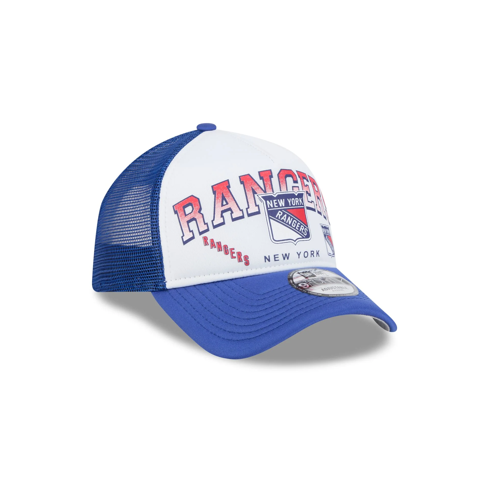 New York Rangers Sport Classics 9FORTY A-Frame Trucker Hat