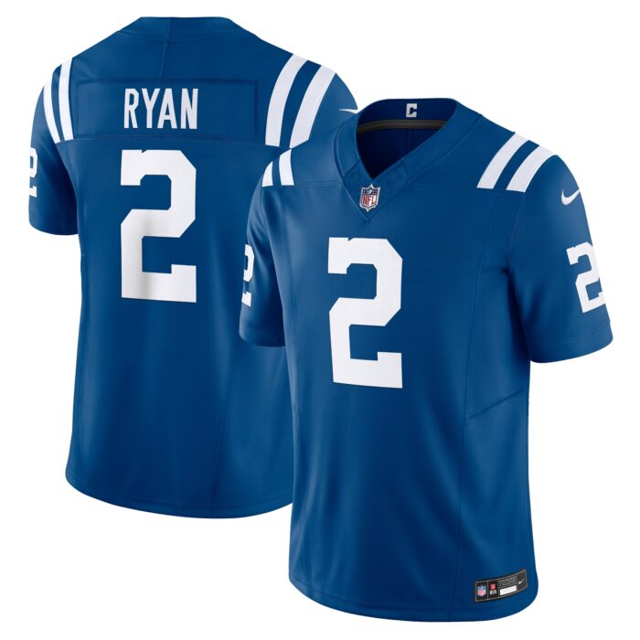 Men’s Indianapolis Colts Matt Ryan Nike Royal Vapor F.U.S.E. Limited Jersey