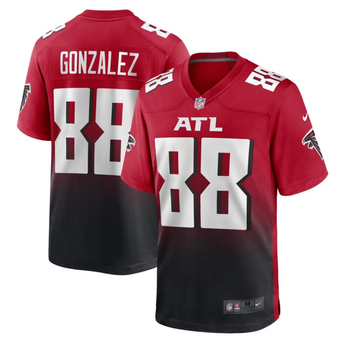 Men’s Atlanta Falcons Tony Gonzalez Nike Red Retired Player Alternate Game Jersey