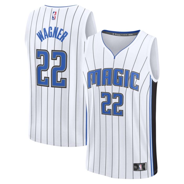 Youth Orlando Magic Franz Wagner Fanatics White Fast Break Replica Player Jersey – Association Edition