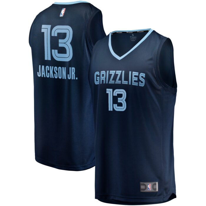 Men’s Memphis Grizzlies Jaren Jackson Jr. Fanatics Navy Fast Break Replica Jersey – Icon Edition