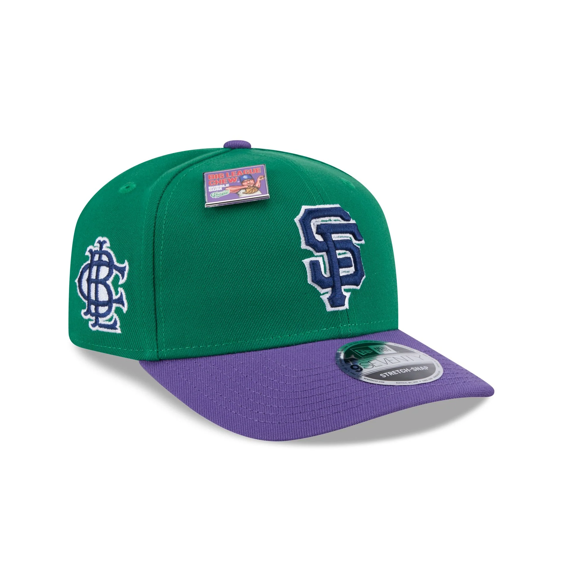 Big League Chew X San Francisco Giants Ground Ball Grape 9SEVENTY Stretch-Snap Hat