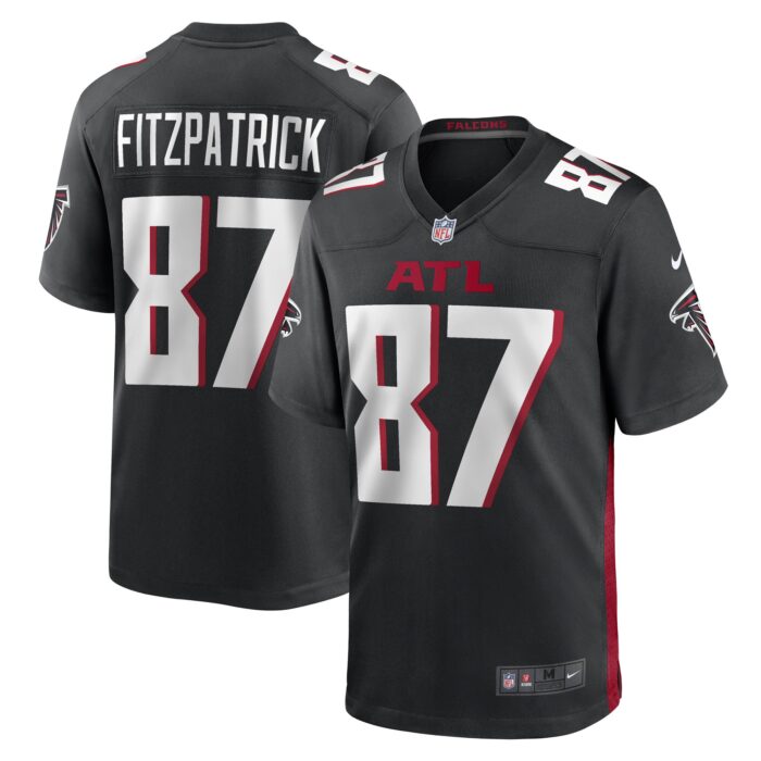 Men’s John FitzPatrick Atlanta Falcons Nike Black Game Player Jersey