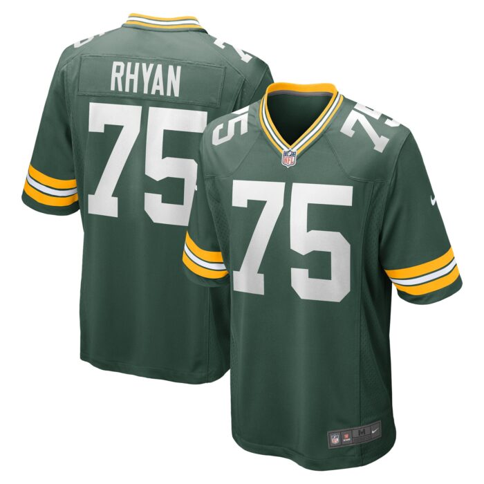 Men’s Green Bay Packers Sean Rhyan Nike Green Game Player Jersey