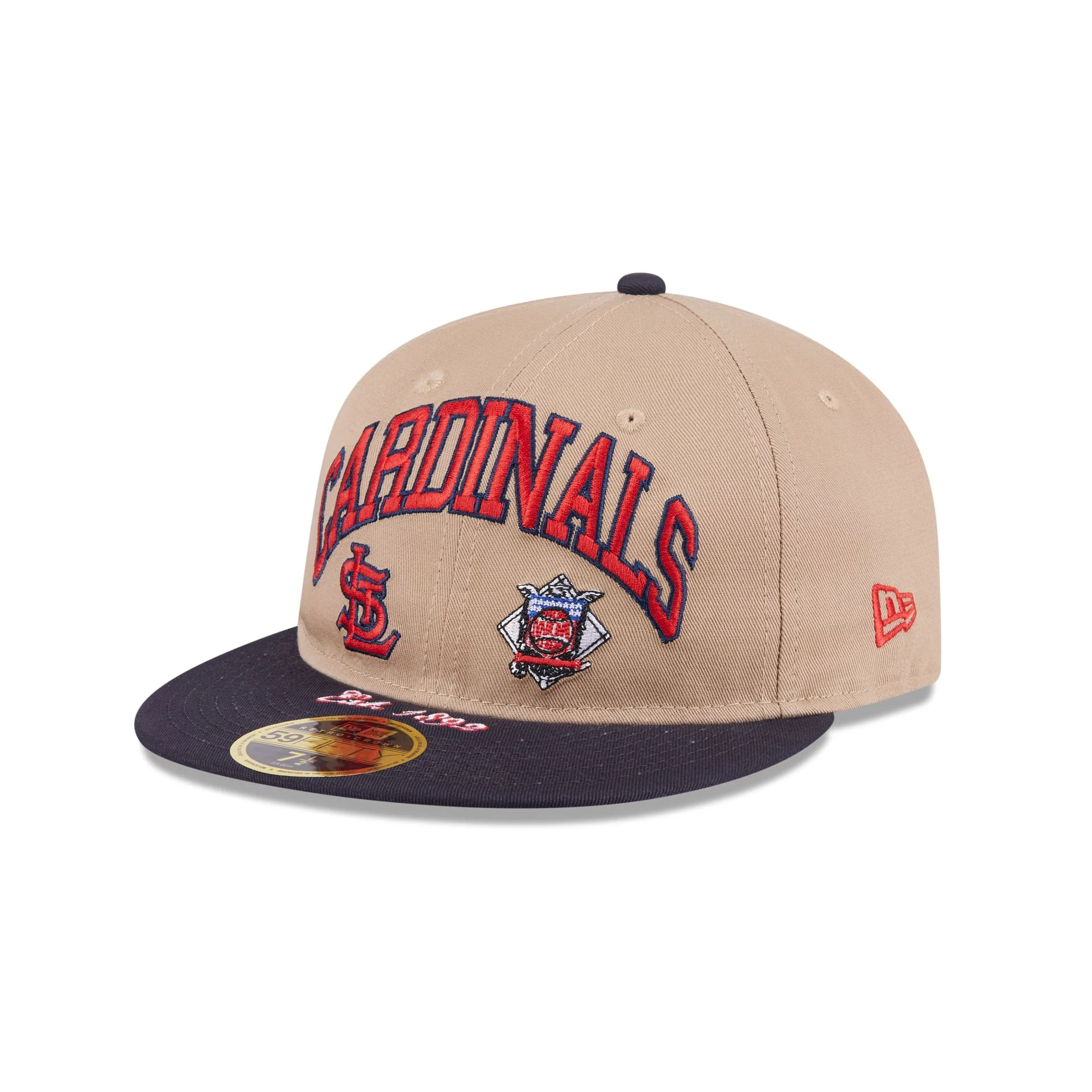 St. Louis Cardinals Camel Retro Crown 59FIFTY Fitted Hat