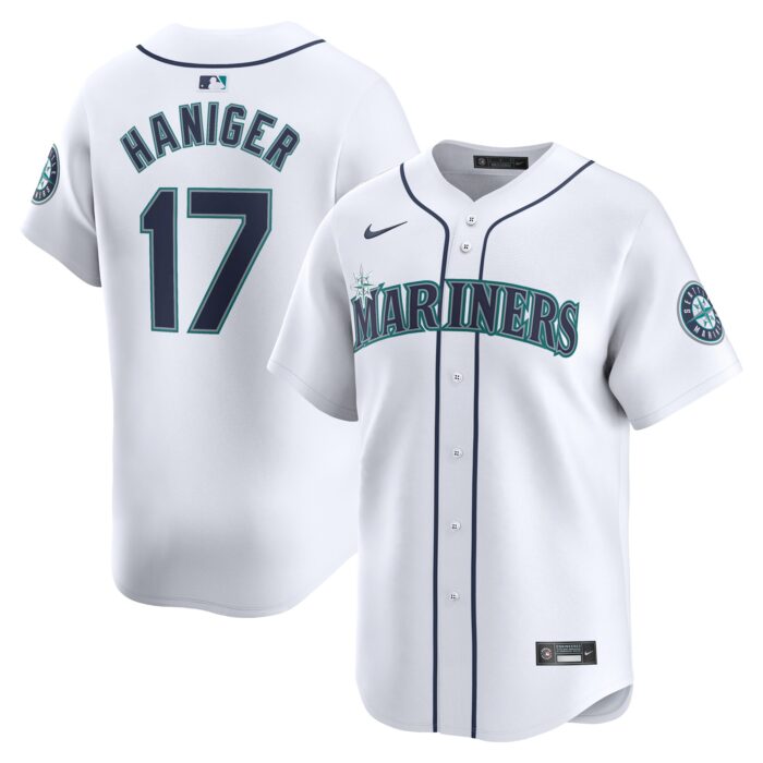 Men’s Seattle Mariners Mitch Haniger Nike White Home Limited Player Jersey