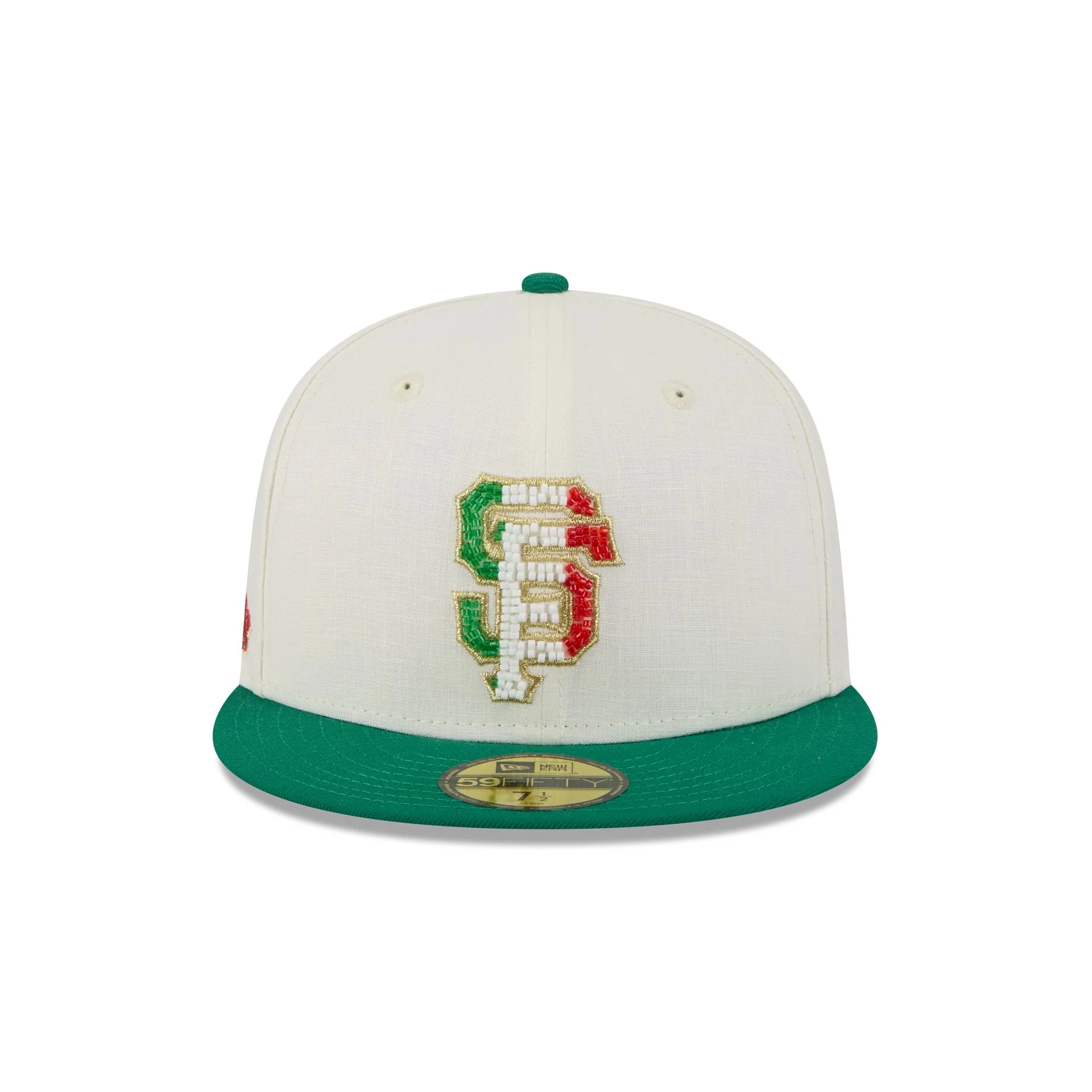 San Francisco Giants Beaded Linen 59FIFTY Fitted Hat
