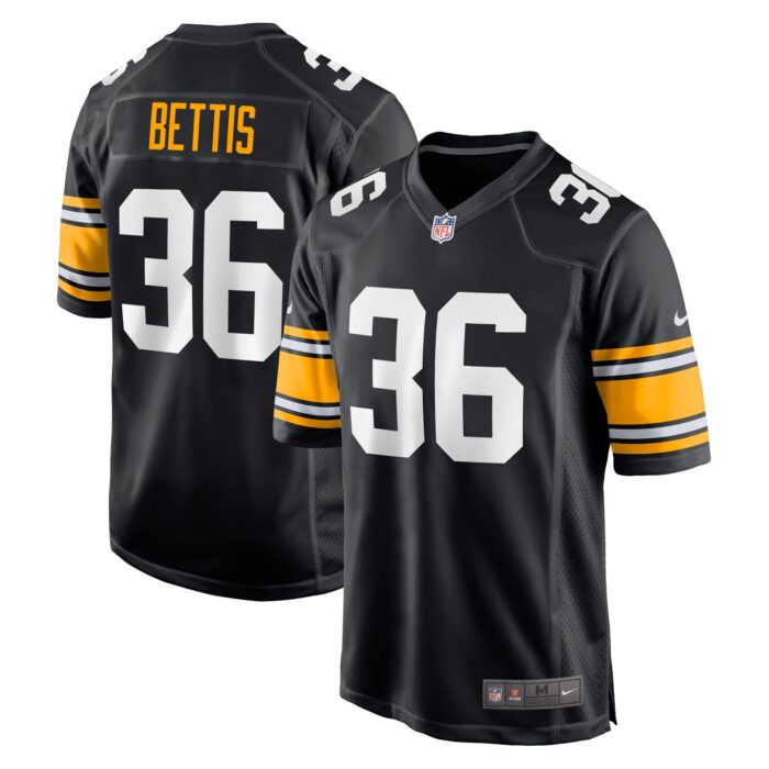 Men’s Pittsburgh Steelers Jerome Bettis Nike Black Retired Player Jersey