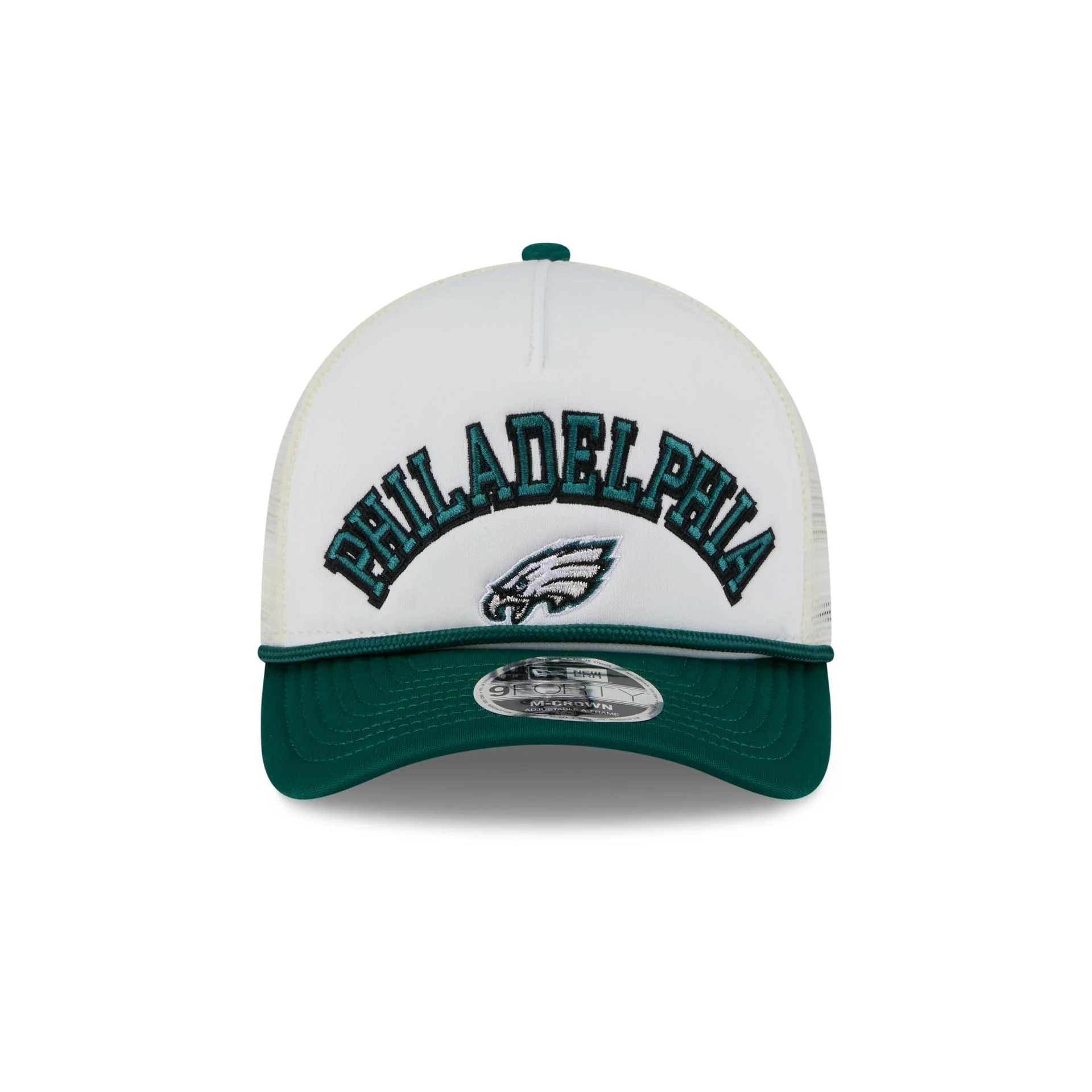Philadelphia Eagles Chrome Arch 9FORTY M-Crown A-Frame Trucker Hat