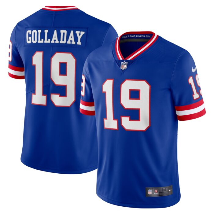 Men’s New York Giants Kenny Golladay Nike Royal Classic Vapor Limited Player Jersey