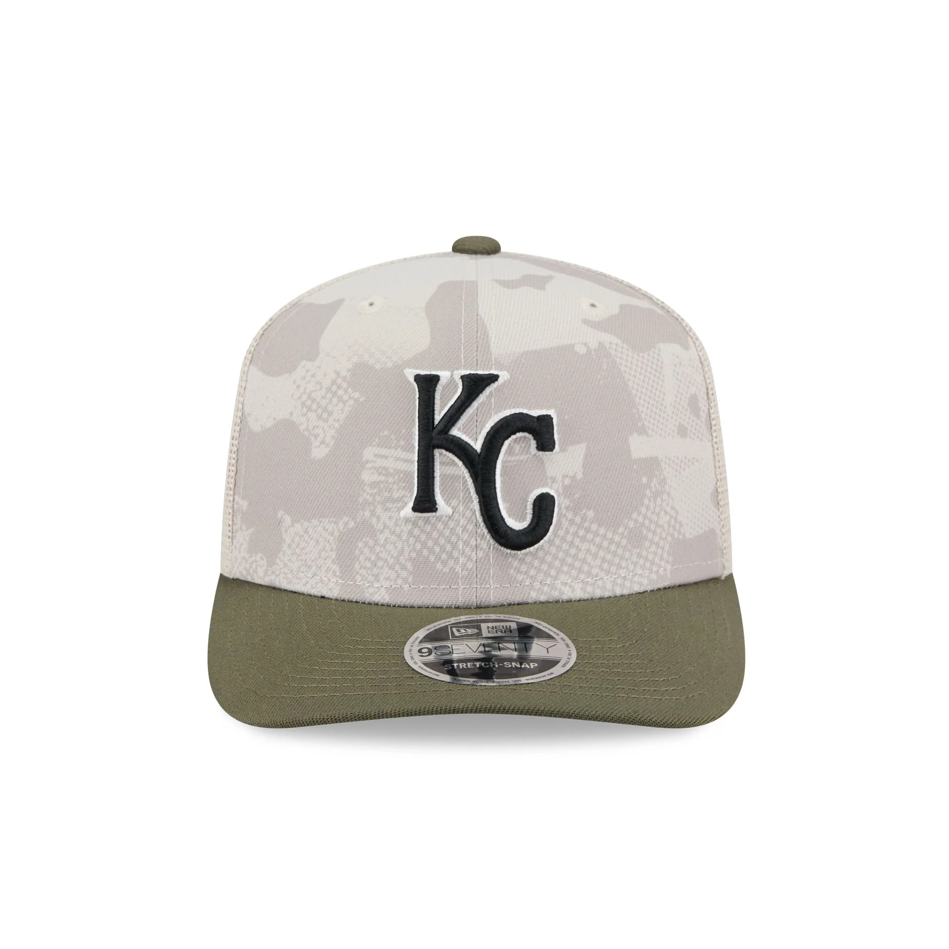 Kansas City Royals Armed Forces Day 2025 9SEVENTY Trucker Hat
