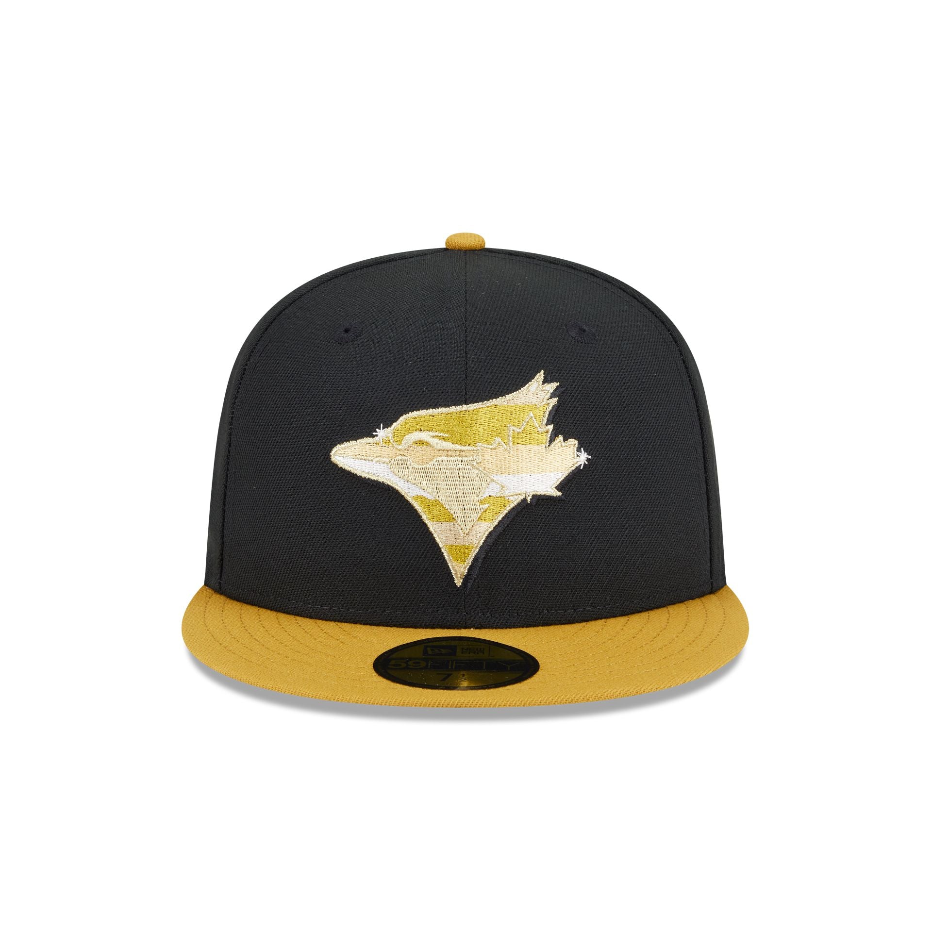 Toronto Blue Jays Metallic Gold Logo 59FIFTY Fitted Hat