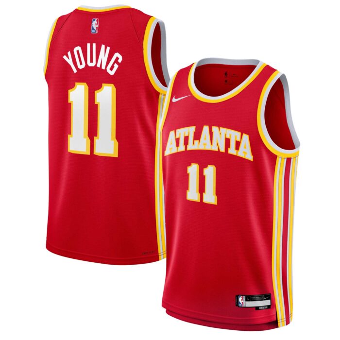 Youth Atlanta Hawks Trae Young Nike Red Swingman Jersey – Icon Edition