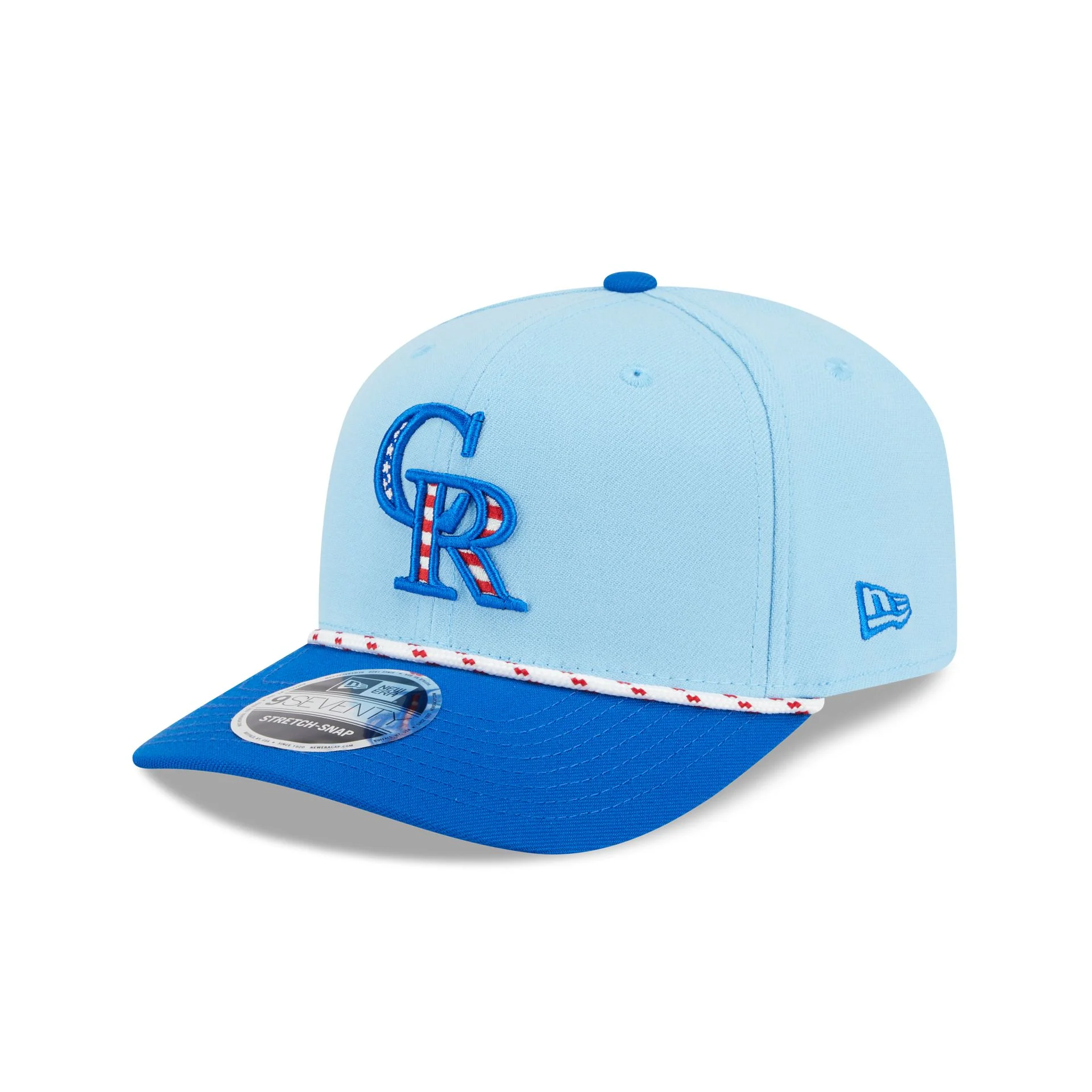 Colorado Rockies Independence Day 2025 9SEVENTY Stretch-Snap Hat