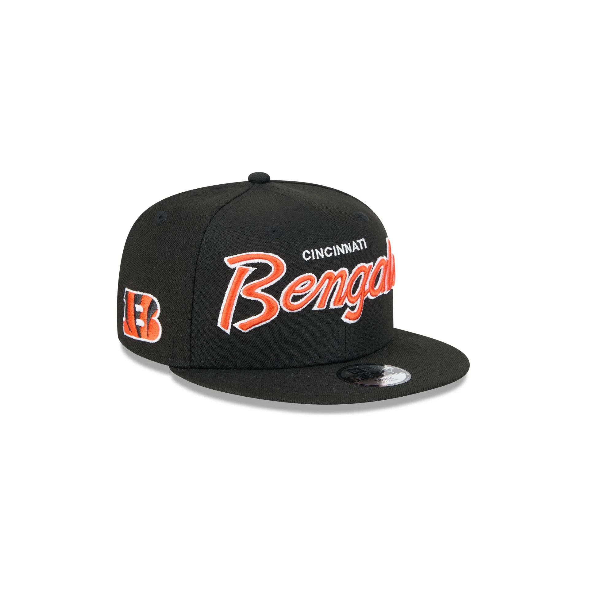 Cincinnati Bengals Script Kids 9FIFTY Snapback Hat