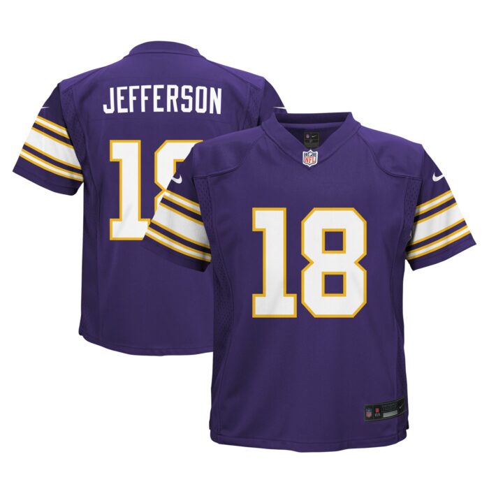 Infant Minnesota Vikings Justin Jefferson Nike Purple Alternate Game Jersey
