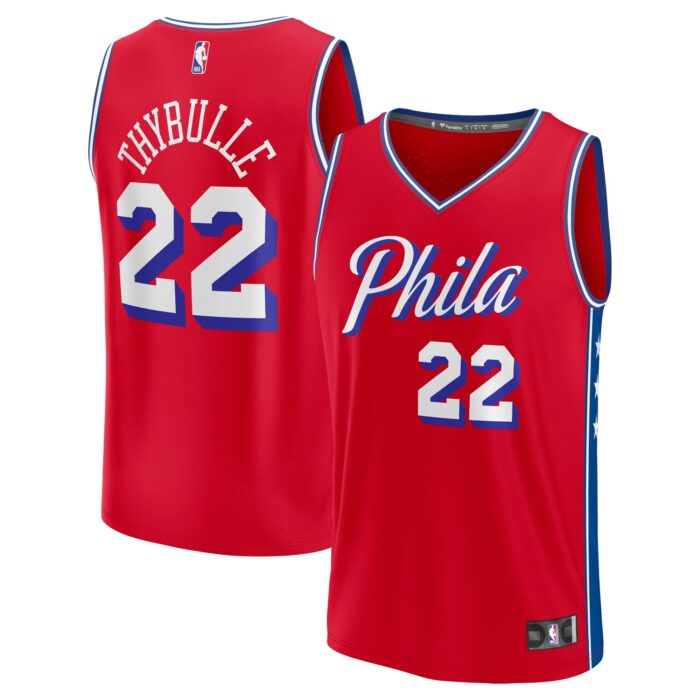 Men’s Philadelphia 76ers Matisse Thybulle Fanatics Red Fast Break Replica Player Jersey – Statement Edition