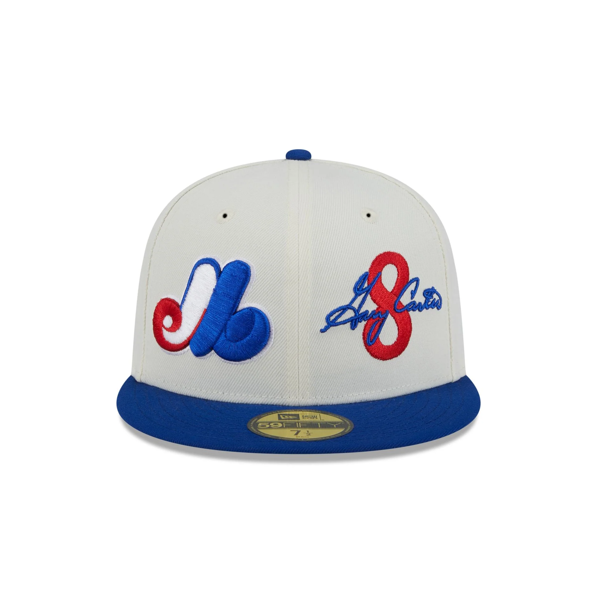 Montreal Expos Gary Carter Chrome White 59FIFTY Fitted Hat