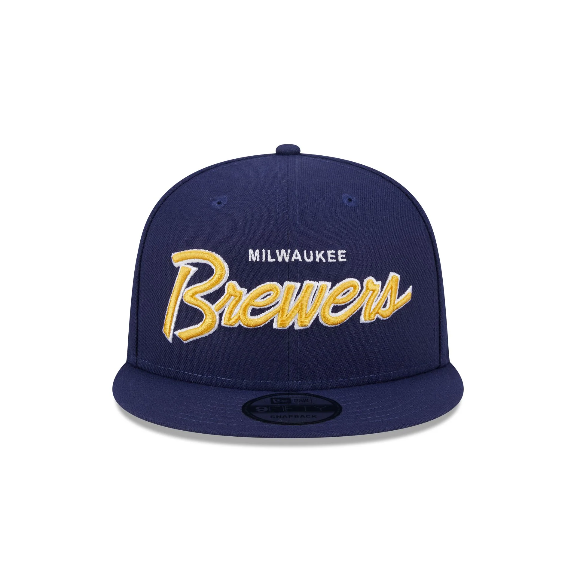 Milwaukee Brewers Wordmark 9FIFTY Snapback Hat