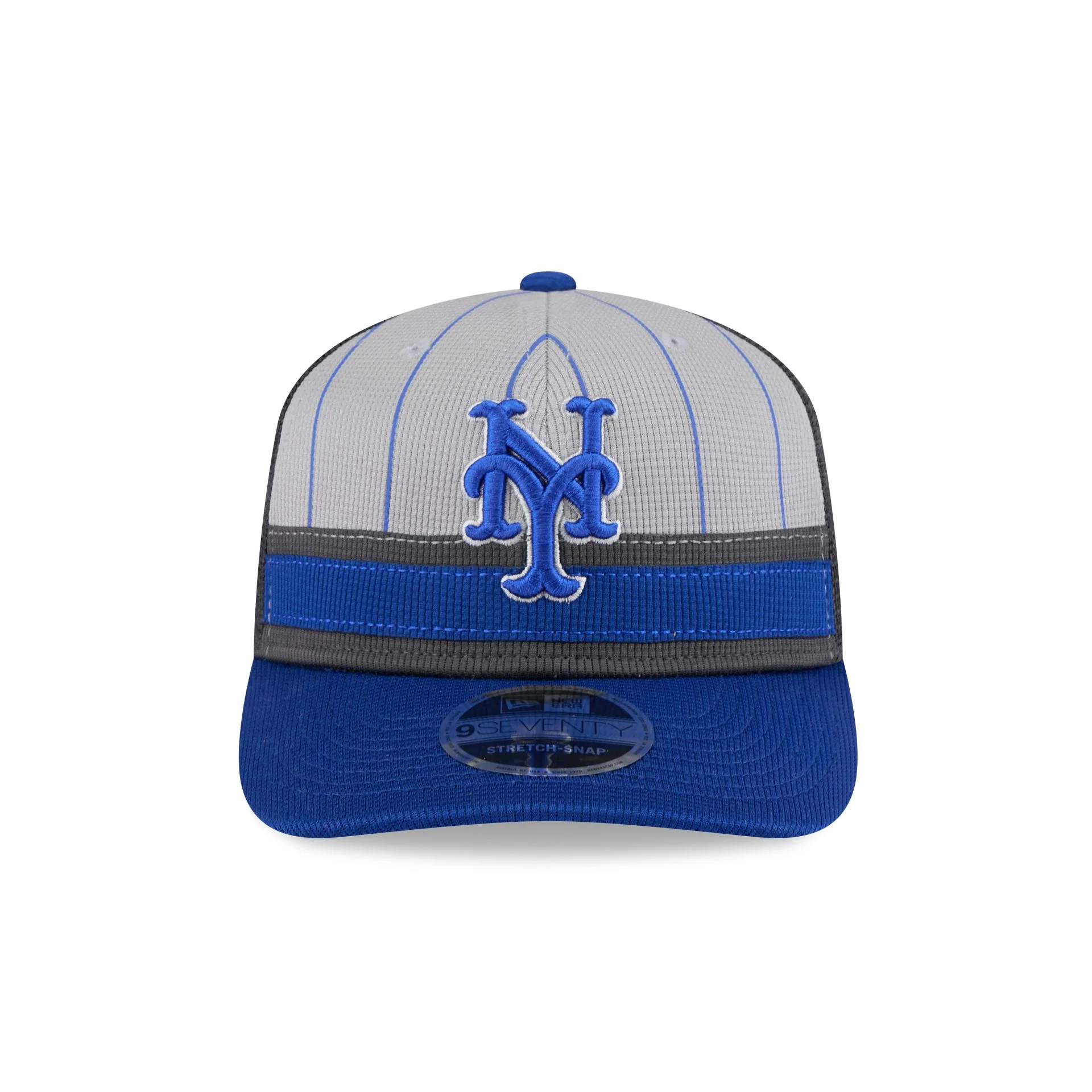 New York Mets 2025 Batting Practice Gray 9SEVENTY Trucker Hat